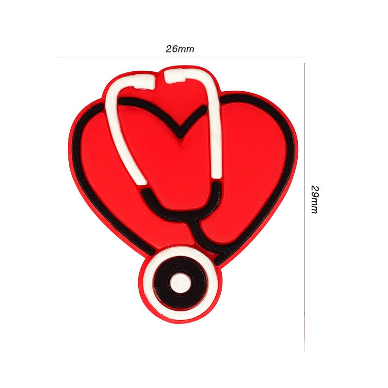 Wholesale 10pcs 20×30MM Food Grade DIY Silicone Focal beads